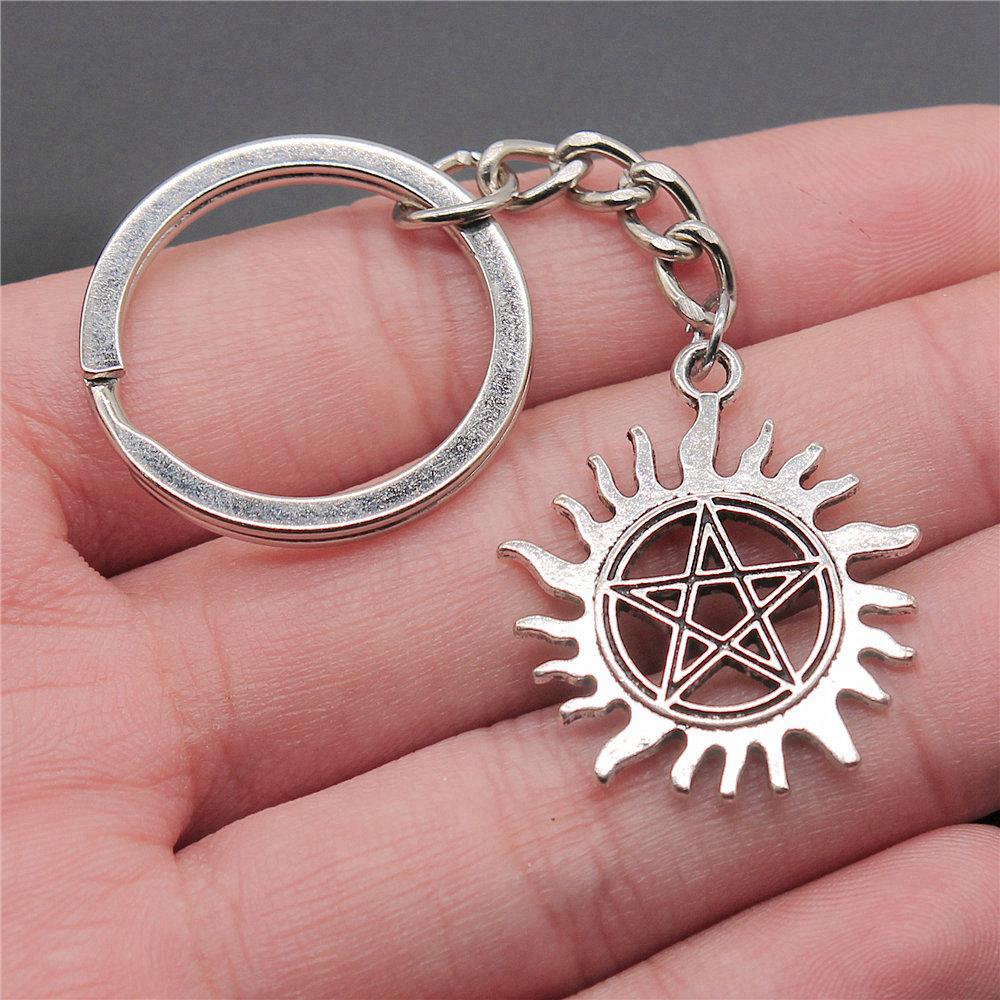 Sun Solar System Planet Keychain for Boys Fashion Vintage Gift for Kids Dainty Vacation Accessory