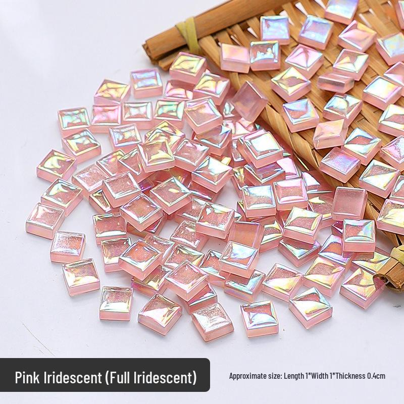 1kg Mosaic Iridescent Crystal Glass for DIY Children’s Handicrafts
