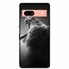 Per Google Pixel 7a 5G Custodia 6.1" Cover Fiori Bordo Nero Silicone TPU Morbida Cover Posteriore Per Google Pixel7a 2023 Custodia Telefono Fundas