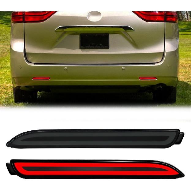 Rear Bumper Reflector Light For Toyota RAV4 Sienna Matrix Reiz LED Tail Brake Lights with Turn Signal