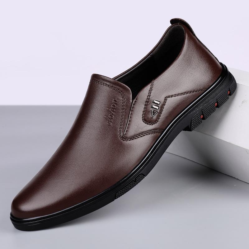 

Летние лоферы мужские удобные офисные туфли на плоской подошве из натуральной кожи повседневные туфли для платья дизайнерские черные коричневые из оригинальной коровьей кожи мужские лоферы 41