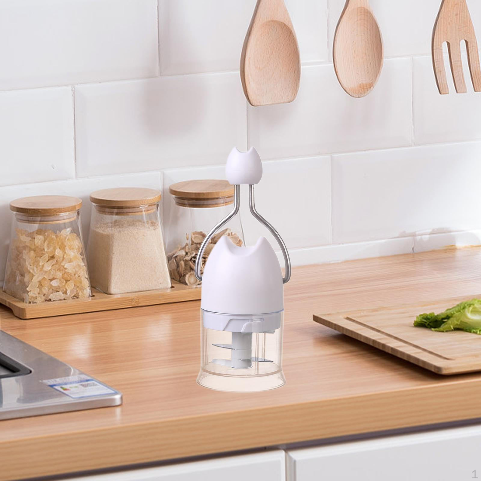 

Compact, Easy-to-clean, Portable, Lightweight Manual Food Chopper; Easy-to-use Kitchen Utensil; белый