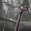 Brown Bamboo Wooden Single Joint Fashion Walking Stick Decorative Cospaly Cane Halloween Mace Crutch  Wand Crosier 92cm