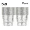 20Pcs Barbecue Grease Bucket Tin Foil Liner Outdoor BBQ Grill Aluminum Foil Drum Lining Grill Accessories for Traeger Pro Series 575/780 22/34 Series