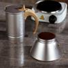 Aluminum Moka Pot 300ML,Italia Coffee Maker for Stovetop,3-6 Cups Espresso,Heating,for Camping Equipment,Barista Gift