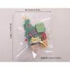 Christmas decorations are really mini Christmas tree tabletop atmosphere ornaments dipped in white cedar pine needles Christmas tree