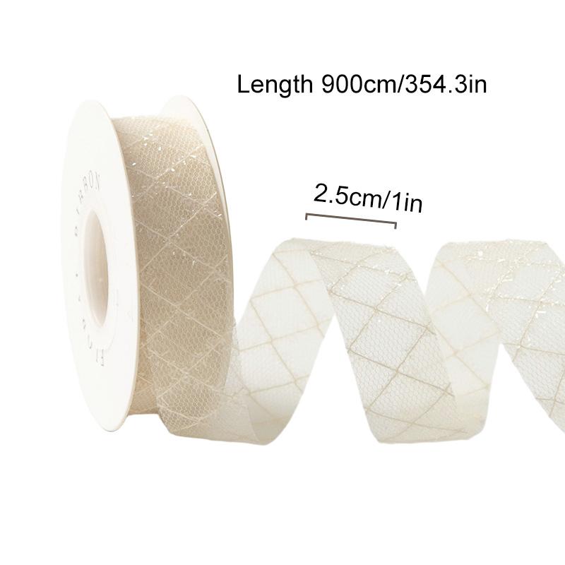 10Yards/Roll Cake Decorating Elegant Lace Ribbon DIY Gift Wrapping 2.5cm Golden Sequin Hollow Lace Bows Hair Sewing