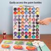 Vertical Paint Bottle Holder Practical Paint Rack 49/63 Hole Organizers for Craft Paint Bottles Space Saving