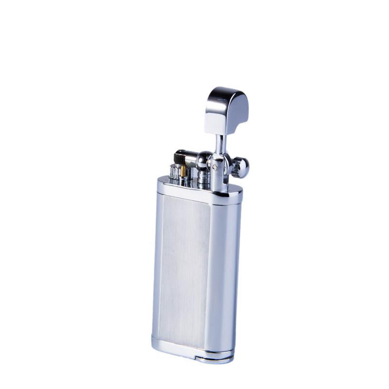 Oblique Flame Metal Lighter – A Creative Classic Gift for Men