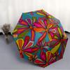 1pc Floral Pattern Open/Close Folding Umbrella, All- Portable Umbrella for & Men, Stylish Accessory (Holiday Gift) 8-Rib yy251213121