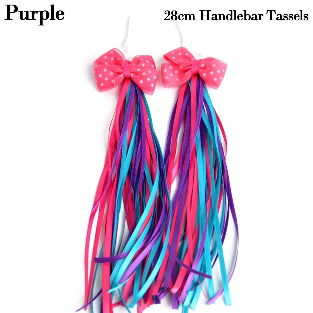 Outdoor Streamers Tassel Bike Bicycle Decoration Tricycle Handlebar Tassels Bicycle Basket