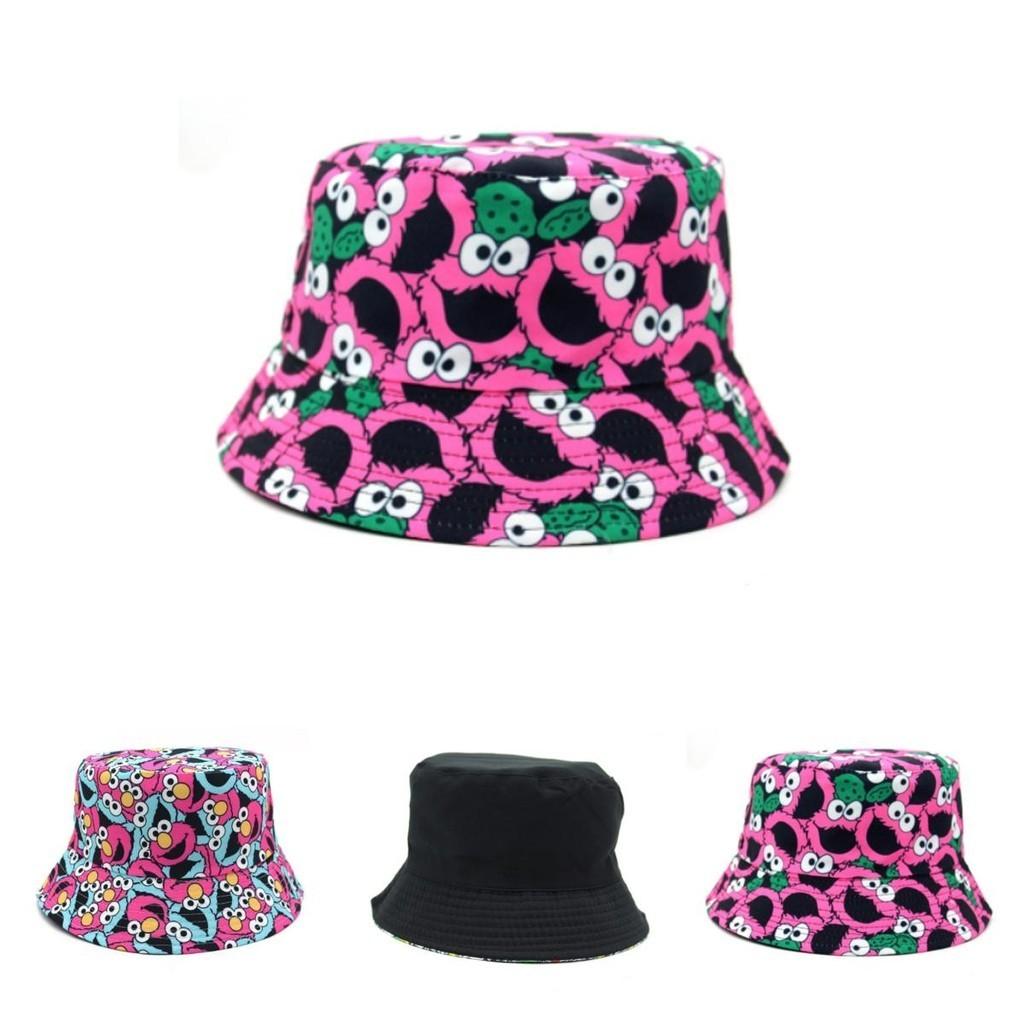 Hip Hop Style Sesame Street Fisherman Hat For Sun Protection