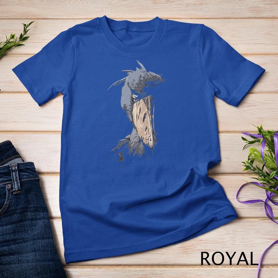 Schuhschnabel Afrikanischer Vogel Aztec Mayan Vogel Liebhaber Cool Used Unisex T-Shirt 10