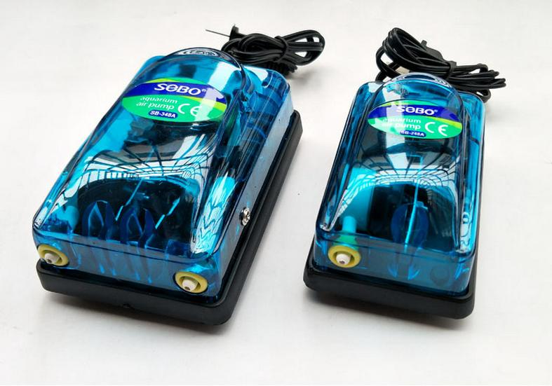 Songbao Aquarium Oxygen Pump SB248A348A: Single/Double Hole Fish Tank Aerator for Small Fish Farming.