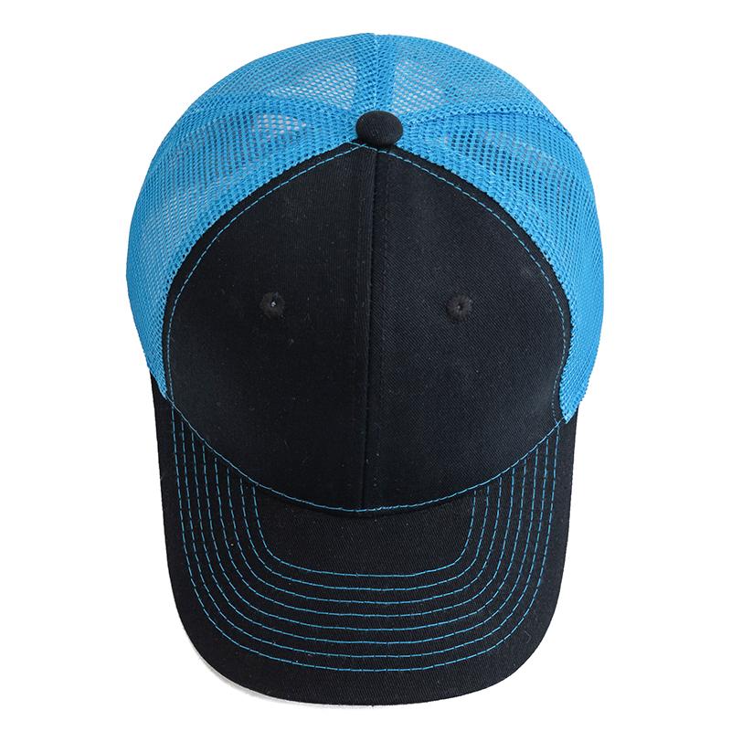Hot Sale Unisex Two Tone Cap Curved Brim Style Trucker Hat  Men & Women Casual Outdoor Breathable Summer Cap
