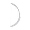 Microblading Line Marker Ruler Eyebrow Tattoo Measuring Tool With 10pcs Thread Lines (Black)