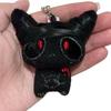 PP Cotton Halloween Keychain Black Color Horror Plush Keyring Creative Gift Bloody Doll Keychain