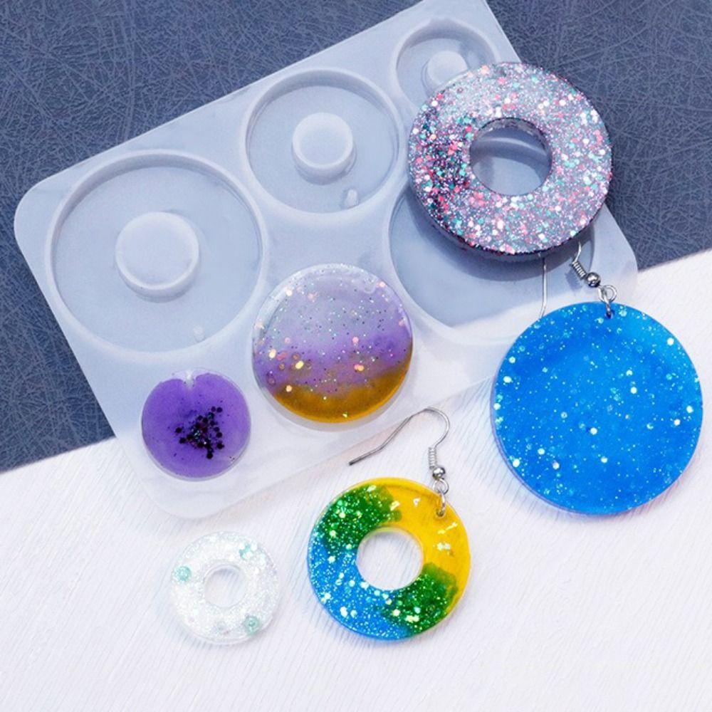Multiple Styles Earring Mold Combination Ornament Resin Jewelry Mold Pendant Mold  Resin Casting
