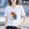 Summer Women's Loose Fit Hooded T-Shirt Korean Style Hooded Sweatshirt