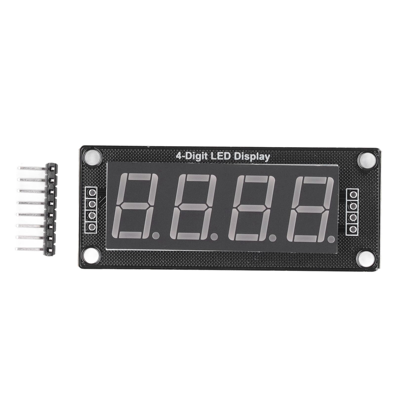 

Digital Tube Display Module LED 4 Digit 7 Segment 0.56in TM1637 Drive Chip Green