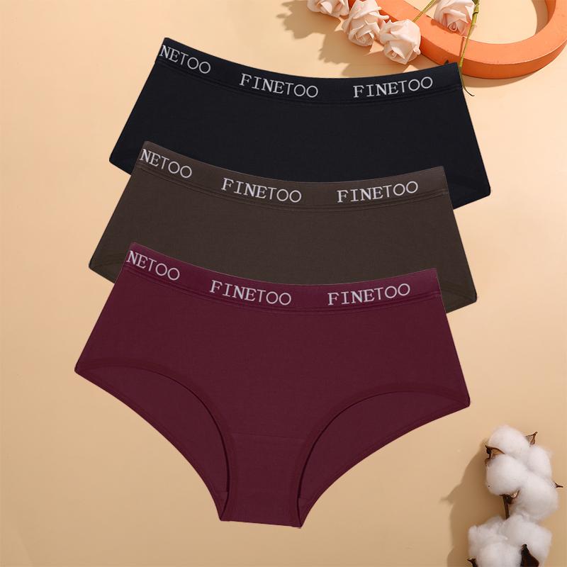 3Pcs Cotton Seamless Underwear Sexy Letter Belt Panties Low Waist Stretchy Briefs Female Breathable Sports Soft Lingerie