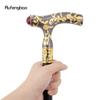 Red Diamond Golden Black Flower Ball Fashion Stick Decorative Stick Cospaly Vintage Party Fashionable Walking Cane Crosier 92cm