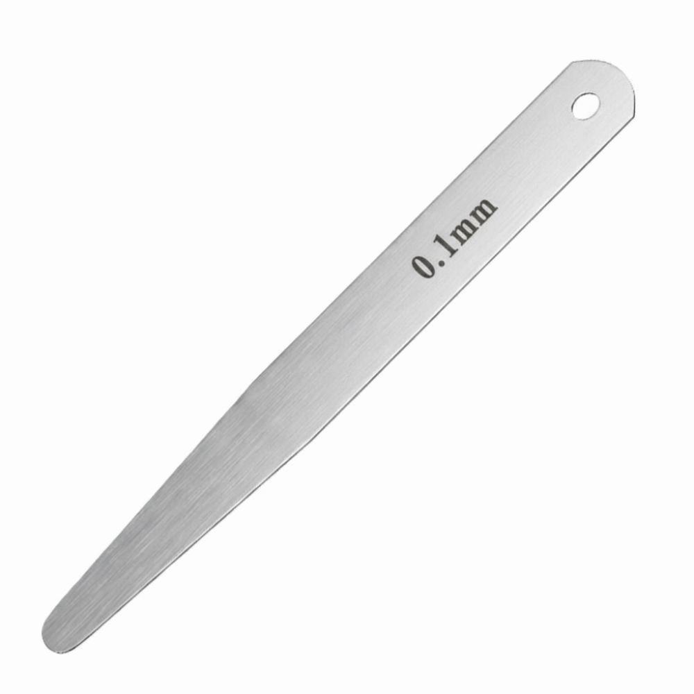 5pcs Stainless Steel Feeler Gauge Silver Metric Gap Measuring Tool  Gap Measurement