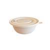 Biodegradable 900ml Round Takeaway Bowls with Lids, 300 Count