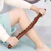 Portable Full Body Massager Wood Massage Roller Stick for Deep Tissue Massage and Body Sculpting with 8/10 Beads