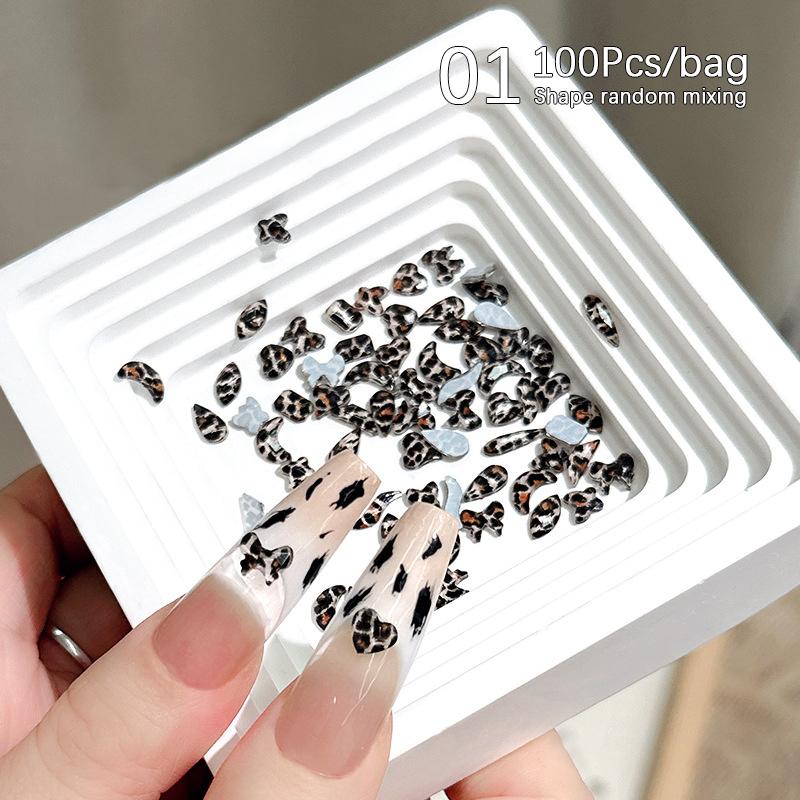 50 ks mini kosočtvercové kamínky na nehty s plochým dnem, AB barva, zdobení nehtů, křišťálové drahokamy, oslnivá manikúra, 3D dekorace na nehty