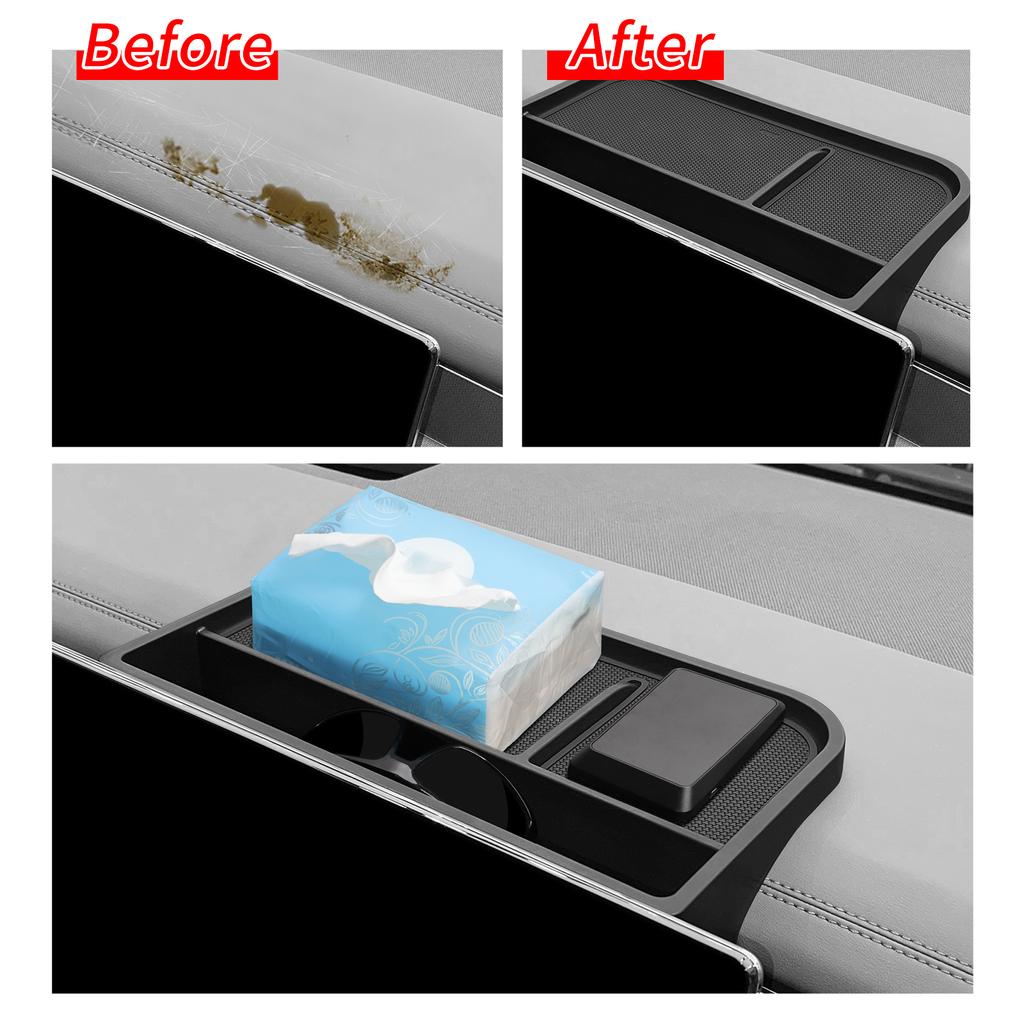 for BYD Tang L 2025 Screen Rear Dashboard Storage Central Control  ABS  Organizer Tray Car Interior Accessories
