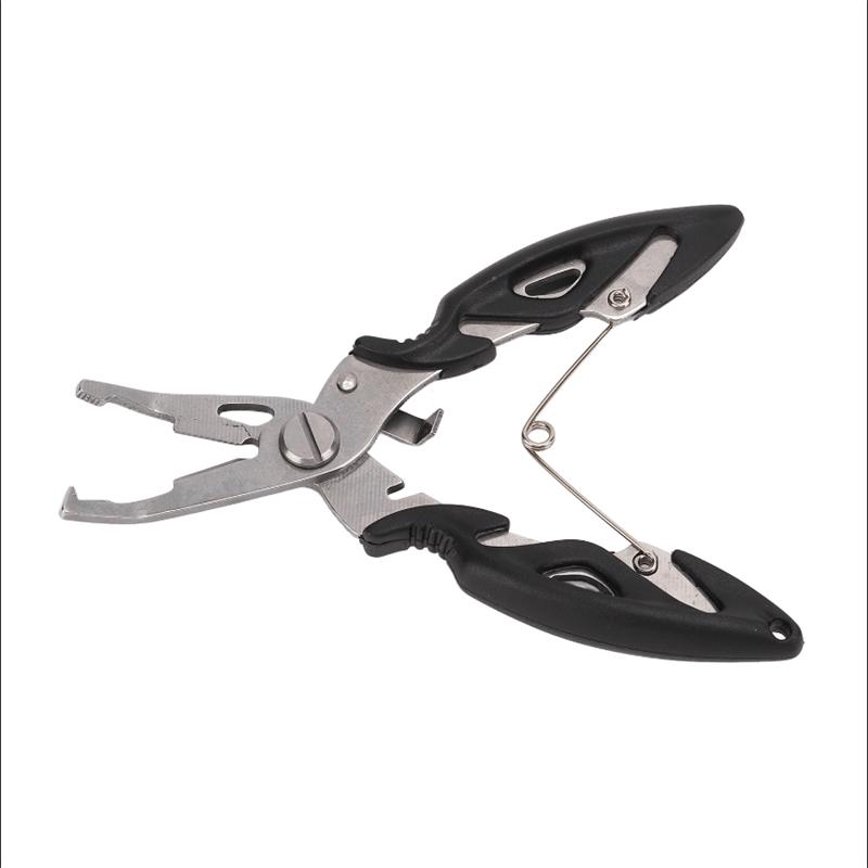 Small Size Fishing Stainless Steel Plier Freshwater Saltwater Hook Remover Scissors Metal Fishing Tackles