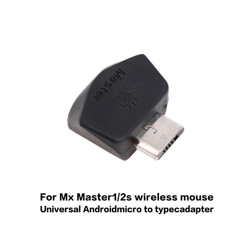 USB Micro to Type-C Adapter for G502/Master Wireless Mouse - Universal Head Replacement Repair Parts for Android