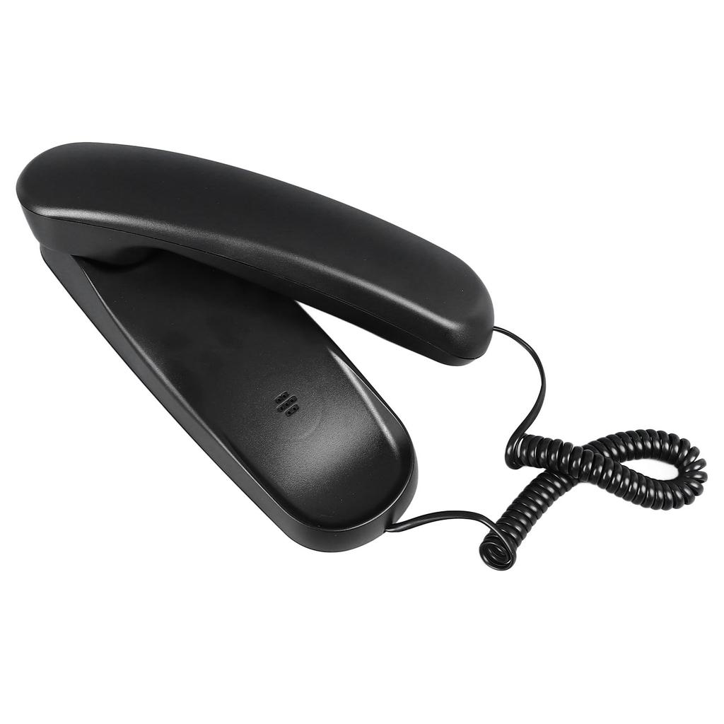 Wall Mountable Telephone Multifunctional Clear Sound Corded Landline Phone for Home Hotel