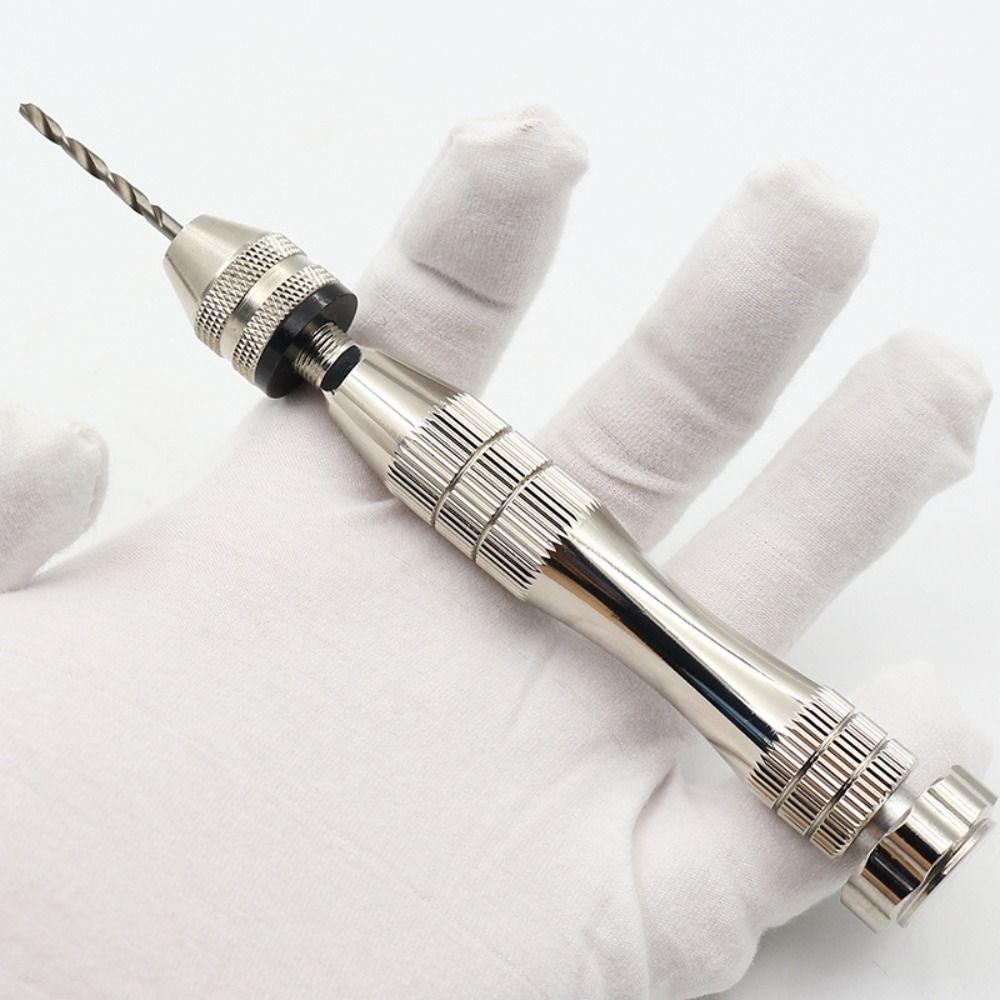 Precise Hand-twisted Drill Corrosion Resistance Clamp Range 0.5mm-3.0mm Manual Twist Drill Bit Non-slip Alloy Steel