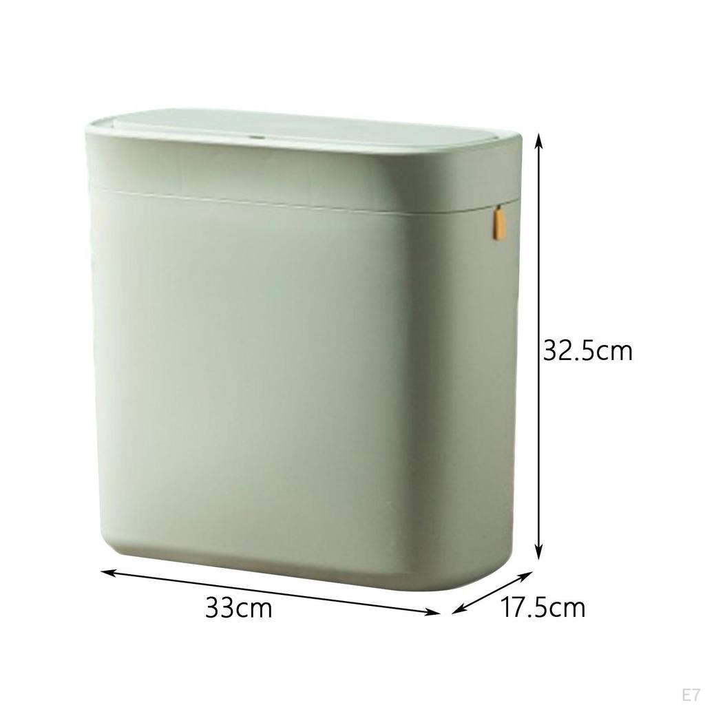 Automatic Garbage Can Bathroom Trash Cans with Lids 16L Kitchen Bin for
