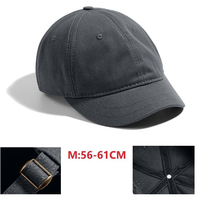 Adjustable Men and Women Sun Hat Breathable Short Brim Baseball Cap