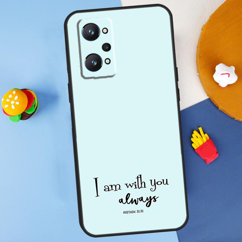 Bible Verse Christian Quote For Realme GT 6 6T 5 GT7 Pro C61 C75 C55 C51 C21Y C25S C67 C53 13 12 10 11 14 Pro Plus Case