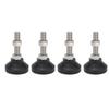 4PCS Furniture Leveling Mounts M12 Thread Table Chair Workbench Leveler Nylon Support Feet 50mm