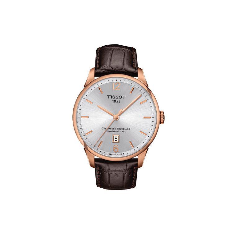 TISSOT Montre Homme  Chemin des Tourelles T0994073603700 Marron
