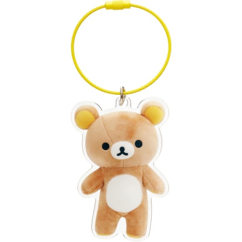 San-X Rilakkuma "Choose Friends" Acrylic Keychain, Rilakkuma, AB28301, H75 x W53mm