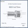 1" Hexagonal Barb Connector, 304 Stainless Steel for Water Pipe Hose, 316 Male Thread Plug