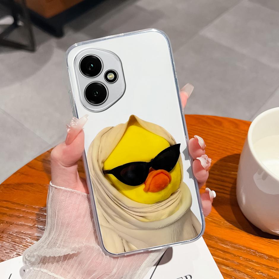For Honor 400 Pro Lite 5G Case Pretty Flowers Transparent TPU Bumper Protective Cover For Honor400Pro Fundas Honor400Lite Coque