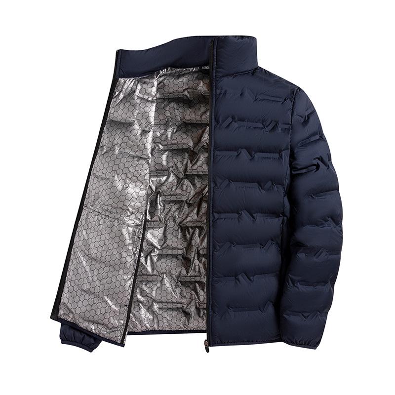 Men's Lightweight Graphene Down Jacket - 80% White Duck Down, Warm and Casual