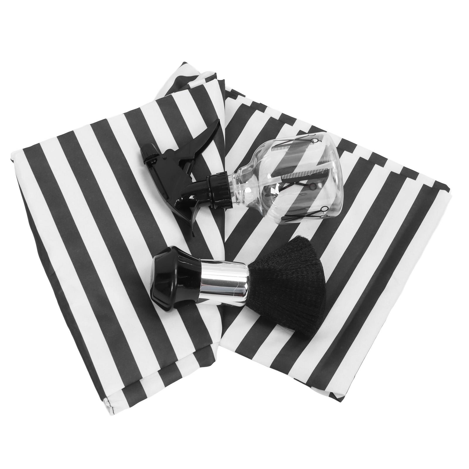 

Набор для стрижки волос, накидка для парикмахера, накидка для шеи, щетка для удаления волос, прозрачный распылитель воды, салонная стрижка разноцветный