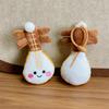Fun simulation pipa plush soft filling doll, cute musical instrument doll, souvenir keychain, decorative item, couple pendant