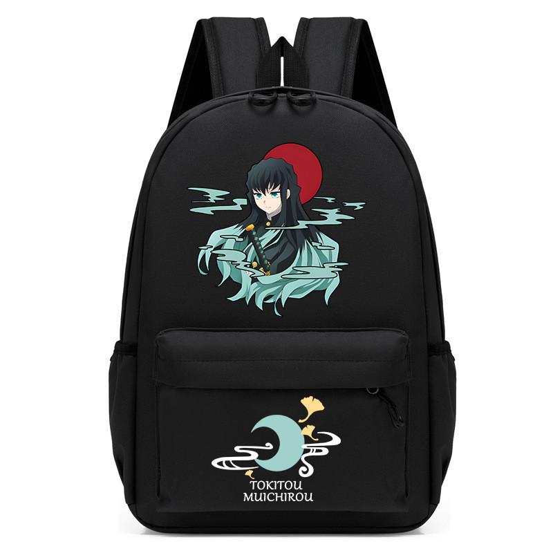 Demon Slayer Anime Print Backpack Student School Lightweight Small Bag