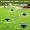 Solar Ultrasonic Rat Repellent Built-in Buzzer Outdoor Ultrasonic GardenLawn LED Electronic Breeding snake Repellent