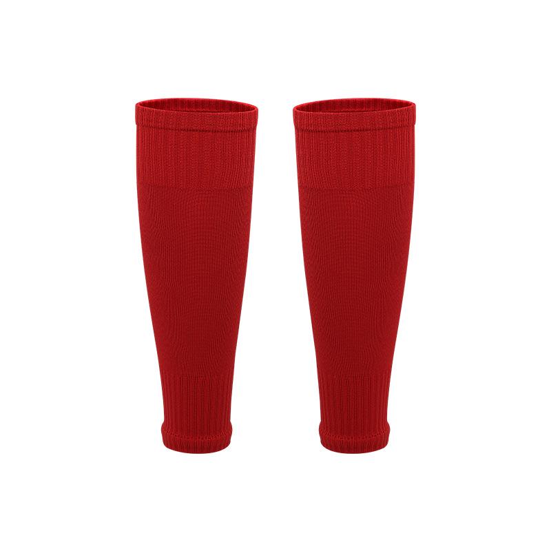 

Solid Color Adult Compression Shin Guards & Leg Sleeves for Football, Running, and Cycling M (Shoe Size 33-38) красный