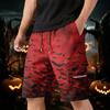 Men's Halloween Multi Pocket Cargo Shorts with Drawstring Waist Lightweight Breathable Casual Outdoor Shorts for Summer